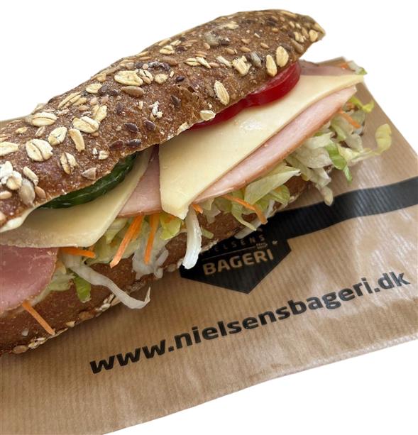 Sandwich m/skinke-ost